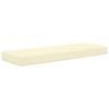 vidaXL Sitzkissen f&uuml;r Outdoor Creme 115 x 40 x 8 cm 100 % Polyester