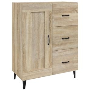vidaXL Sideboard Sonoma-Eiche 69,5x34x90 cm Holzwerkstoff