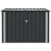 vidaXL Gartenlagerbox Schwarz 151,5 x 107 x 100 cm Stahl