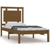 vidaXL Massivholzbett Honigbraun 90x190 cm