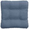 vidaXL Sitzkissen 4 pcs Blau 40 x 40 cm Cordstoff