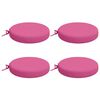 vidaXL 4-teilige Sitzkissen SOEST 4 stk. 100 % Polyester Rosa