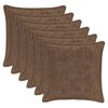 vidaXL Kissenbezug 6 stk. HOUTEN Hellbraun 40 x 40 cm
