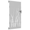 vidaXL Gartentor 85x175 cm Cortenstahl Gras-Design