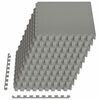 vidaXL Fu&szlig;matten 40 pcs Grau 14,4 m&sup2; EVA-Schaum