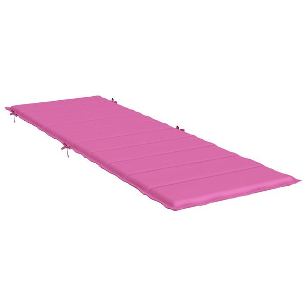 vidaXL Sonnenliegen-Auflage Rosa Oxford-Gewebe