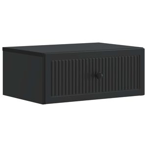 vidaXL Nachttisch Schwarz 49 x 34,5 x 20 cm Holzwerkstoff
