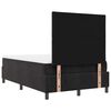 vidaXL Boxspringbett mit Matratze Schwarz 120 x 190 cm Samt