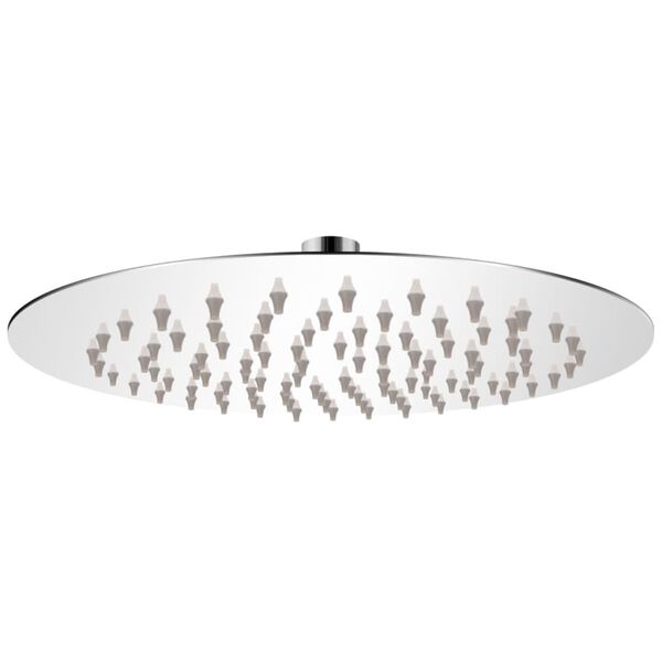 vidaXL Regenbrause Edelstahl 20 cm Rund