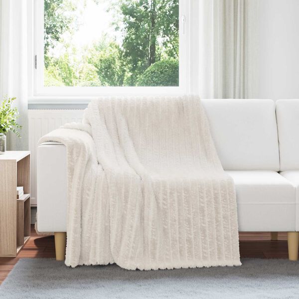 vidaXL Wohndecken 6 pcs Creme 200 x 150 cm Fleece