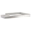 vidaXL Schneckenzauns 16 Stk. 100 x 3,5 x 25 cm Edelstahl Silber