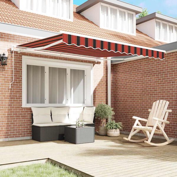 gelenkarm markise 3m grau Gelenkarmmarkise Sonnenschutz für Balkon & Terrasse – Wasserabweisend, Robustes Markisentuch, Aluminiumrahmen – Höhenverstellbare Sonnenmarkise mit Handkurbel für optimalen Schatten 7°C Color:Gelb Segeltuch Sonnensegel Dreieck Baumwolle