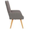 vidaXL Relaxsessel Taupe Stoff