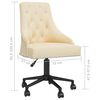 vidaXL Esszimmerstuhl Drehbar Creme Samt