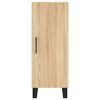 vidaXL Highboard Sonoma-Eiche 34,5x34x180 cm Holzwerkstoff