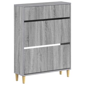 vidaXL Schuhschrank ARNHEM 78 x 24 x 103 cm Holzwerkstoff Sonoma-Grau
