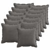 vidaXL Kissenbezug 12 stk. HOUTEN Dunkelgrau 45 x 45 cm Cord