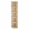 vidaXL Eckregal 5 Ebenen 25 x 31 x 131 cm Holzwerkstoff Sonoma-Eiche