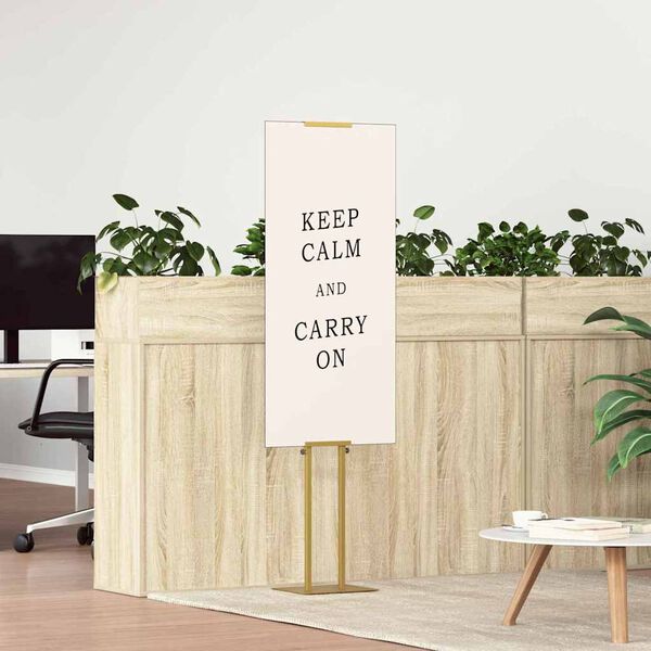 vidaXL Messest&auml;nde 2 pcs Gold 30 x 23,5 x 210 cm Stahl