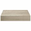 vidaXL Schwebende Wandregale 2 Stk. Eichefarben 23x23,5x3,8cm MDF