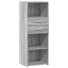 vidaXL Highboard Grau Sonoma 45x42,5x124 cm Holzwerkstoff