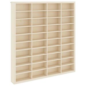 vidaXL Wanddisplay-Case Wandhalterung Beige 40 x 4,5 x 43 cm