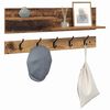vidaXL Wandmontierter nachttisch Altholz 90 x 15 x 36 cm Holzwerkstoff
