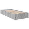vidaXL Bettgestell Grau Sonoma 90x190 cm Holzwerkstoff