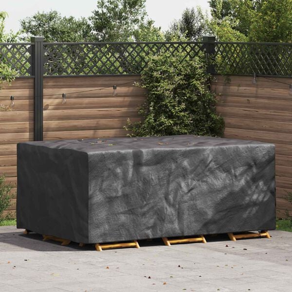 vidaXL M&ouml;belbezug Uni Schwarz 220 x 150 x 85 cm 600D