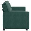 vidaXL 2-Sitzer-Sofa Dunkelgr&uuml;n 180x78x84 cm Samt