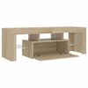 vidaXL TV-Schrank mit LED-Leuchten Sonoma-Eiche 120x35x40 cm