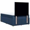 vidaXL Boxspringbett mit Matratze Blau 120x200 cm Stoff