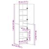 vidaXL Highboard R&auml;uchereiche 45x42,5x185 cm Holzwerkstoff