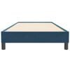 vidaXL Boxspringbett ohne Matratze Dunkelblau 90x220 cm Samt