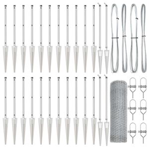 vidaXL Zaunpfosten Silber