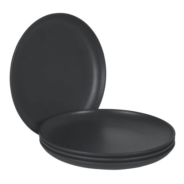 Bo-Camp 16-tlg. Geschirrset Orville Melamin Anthrazit