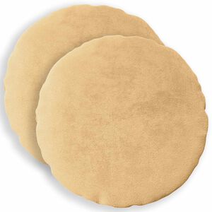 vidaXL Kissenbezug 2 pcs HEERLEN Taupe &Oslash; 30 cm Flanell