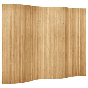 vidaXL Raumteiler Bambus Breite 250 cm H&ouml;he 165 cm Natur