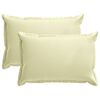 vidaXL Kissenbezug 2 stk. HOUTEN Creme 40 x 60 cm Polyester