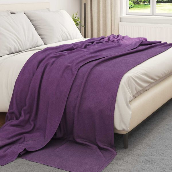 vidaXL Wohndecken 6 pcs Lila 270 x 240 cm Fleece