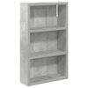 vidaXL Badezimmer-Wandschrank Betongrau 30 x 10 x 50 cm Holzwerkstoff