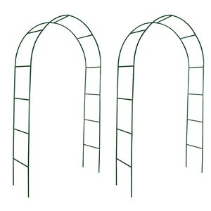 2x Garten Rosenbogen Torbogen Rankgitter Rosens&auml;ule