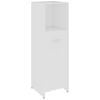 vidaXL Badezimmerschrank Wei&szlig; 30x30x95 cm Holzwerkstoff