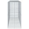 vidaXL Gabione mit Deckel 350x100x200 cm Verzinktes Eisen