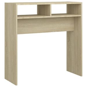vidaXL Konsolentisch Sonoma-Eiche 78x30x80 cm Holzwerkstoff
