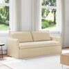 vidaXL Sofa Creme Gesamtabmessungen: 196 x 82 x 85 cm (B x T x H) Samt