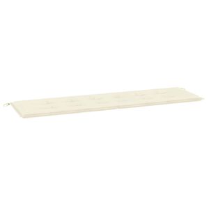 vidaXL Gartenbank-Auflage Creme 180x50x3 cm Oxford-Gewebe