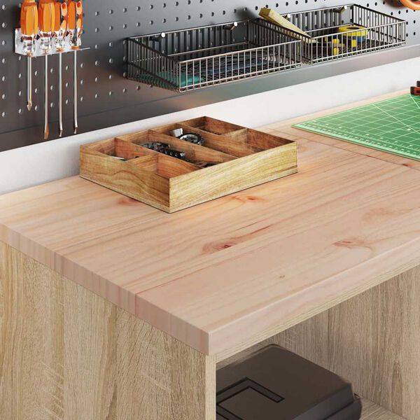 vidaXL Garagen-Aufbewahrungsschrank Sonoma-Eiche Massivholz Kiefer