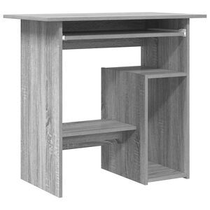 vidaXL Schreibtisch Grau Sonoma 80x45x74 cm Holzwerkstoff
