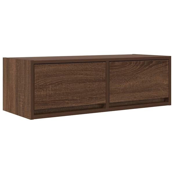 vidaXL TV-Schrank Braun Eichen-Optik 80x31x25,5 cm Holzwerkstoff